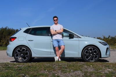 Jonty with Seat Ibiza side