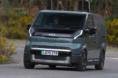 Kia PV5 Cargo front driving