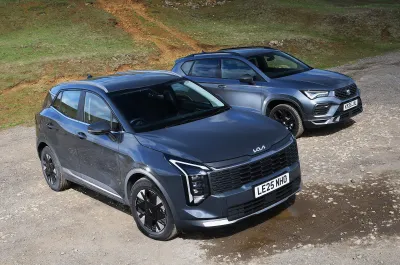 Kia Sportage vs Seat Ateca fronts