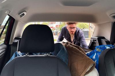 Kiall Garrett loading VW T-Roc boot