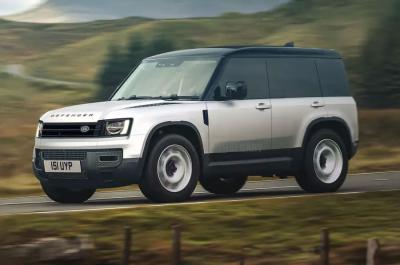  Land Rover Defender Sport rendering with What Car? watermark