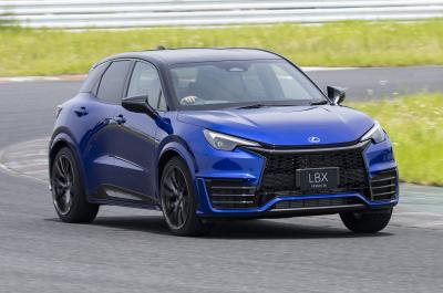 Lexus LBX Morizo RR review, handling, front