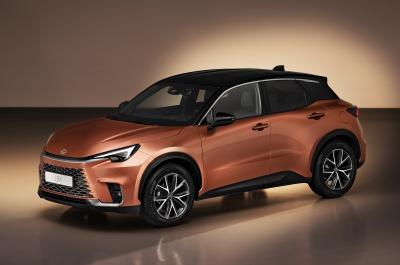 Lexus LBX front in studio