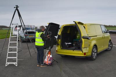 Volkswagen ID Buzz Cargo long term on shoot