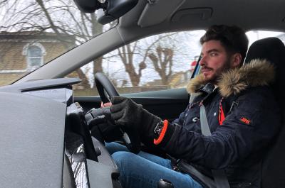 Driving the Skoda Fabia