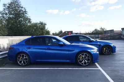 LT Alfa Romeo Giulia Veloce with Quadrifoglio - sides