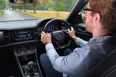 Skoda Kodiaq long term over shoulder