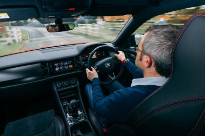 LT Skoda Kodiaq vRS driving