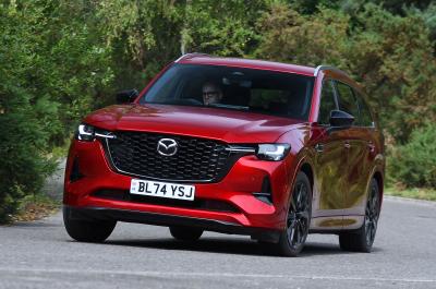 Mazda CX-80 LT front cornering