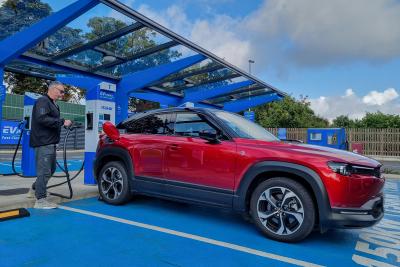Mazda MX-30 R-EV rapid charging 2
