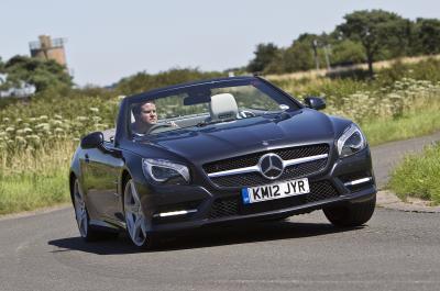 Mercedes SL front corner 2012-present