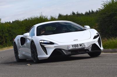 McLaren Artura front cornering
