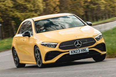 Mercedes A-Class front cornering