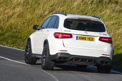 Mercedes-AMG GLC 63 S rear cornering