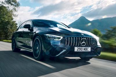 Mercedes-AMG GT 4-door Coupé front right driving