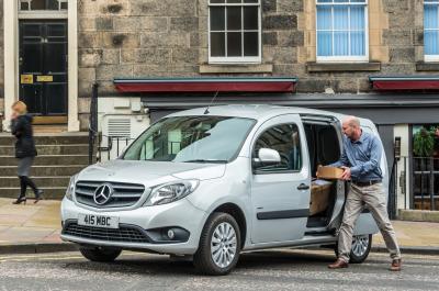 Mercedes Citan van side door open