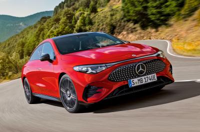 Mercedes CLA front cornering