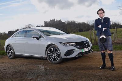 Mercedes EQE with Neil