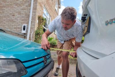 MG HS Long Term reversing tape measure