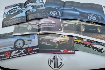 MG HS long-term test history in brochures