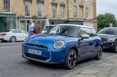MINI Cooper parked front