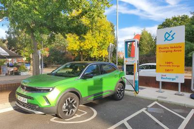 Vauxhall Mokka-e Shell Charging