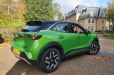 Hollie with Vauxhall Mokka-e