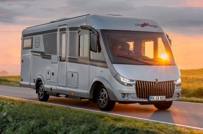 A-Class motorhome driving