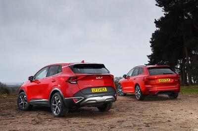 New Kia Sportage vs used Volvo XC60 rears