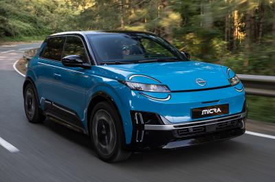 New Nissan Micra front driving