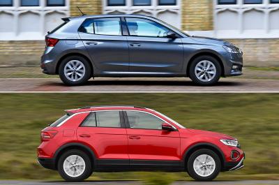 New Skoda Fabia vs used Volkswagen T-Roc
