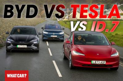 New Tesla Model 3 vs new Volkswagen ID 7 vs new BYD Seal