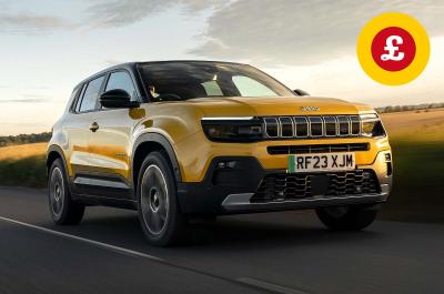 Jeep Avenger with Target Price logo