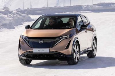 Nissan Ariya winter driving