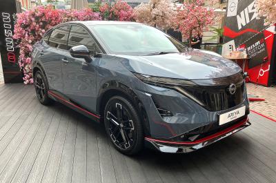Nissan Ariya Nismo front right static