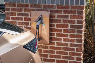 Nissan Ariya plugged in to V2G charger