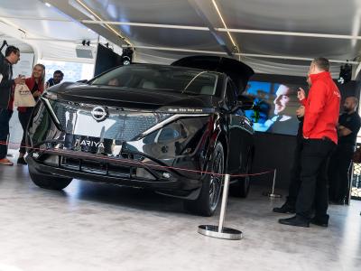 Behind the scenes with Nissan at the three-day EV-focused event