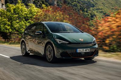 CUPRA Born front cornering