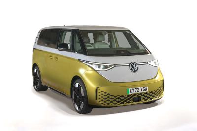 Volkswagen ID. Buzz front three quarters shot