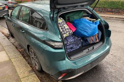 Peugeot 308 SW long termer boot full