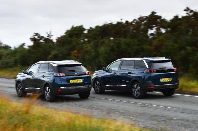 Peugeot 3008 vs Peugeot 5008 rears