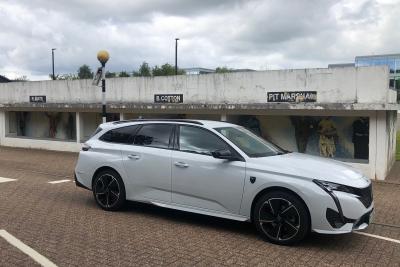 Peugeot e-308 SW at Brooklands