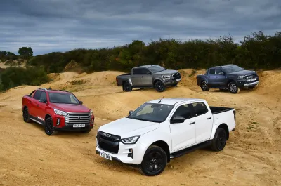 Pick-up trucks front