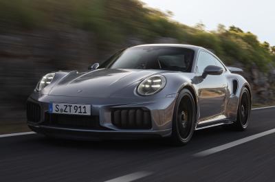 Porsche 911 Turbo S front driving