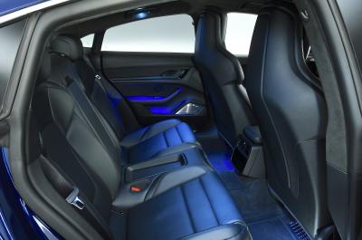 2020 Porsche Taycan rear seats