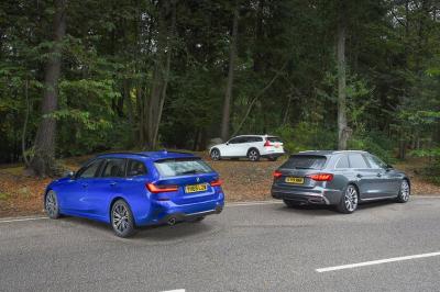 Audi A4 Avant, BMW 3 Series Touring and Volvo V60