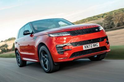 Range Rover Sport PHEV front driving
