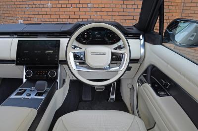 New Range Rover dashboard