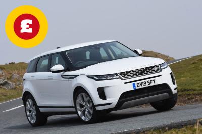 Range Rover Evoque with Target Price logo