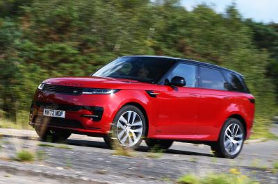 Range Rover Sport LT front cornering
